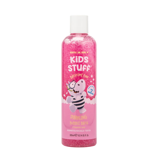 Kids Stuff Sparkling Bubble Bath - Pink (Strawberry Swirl), 300ml