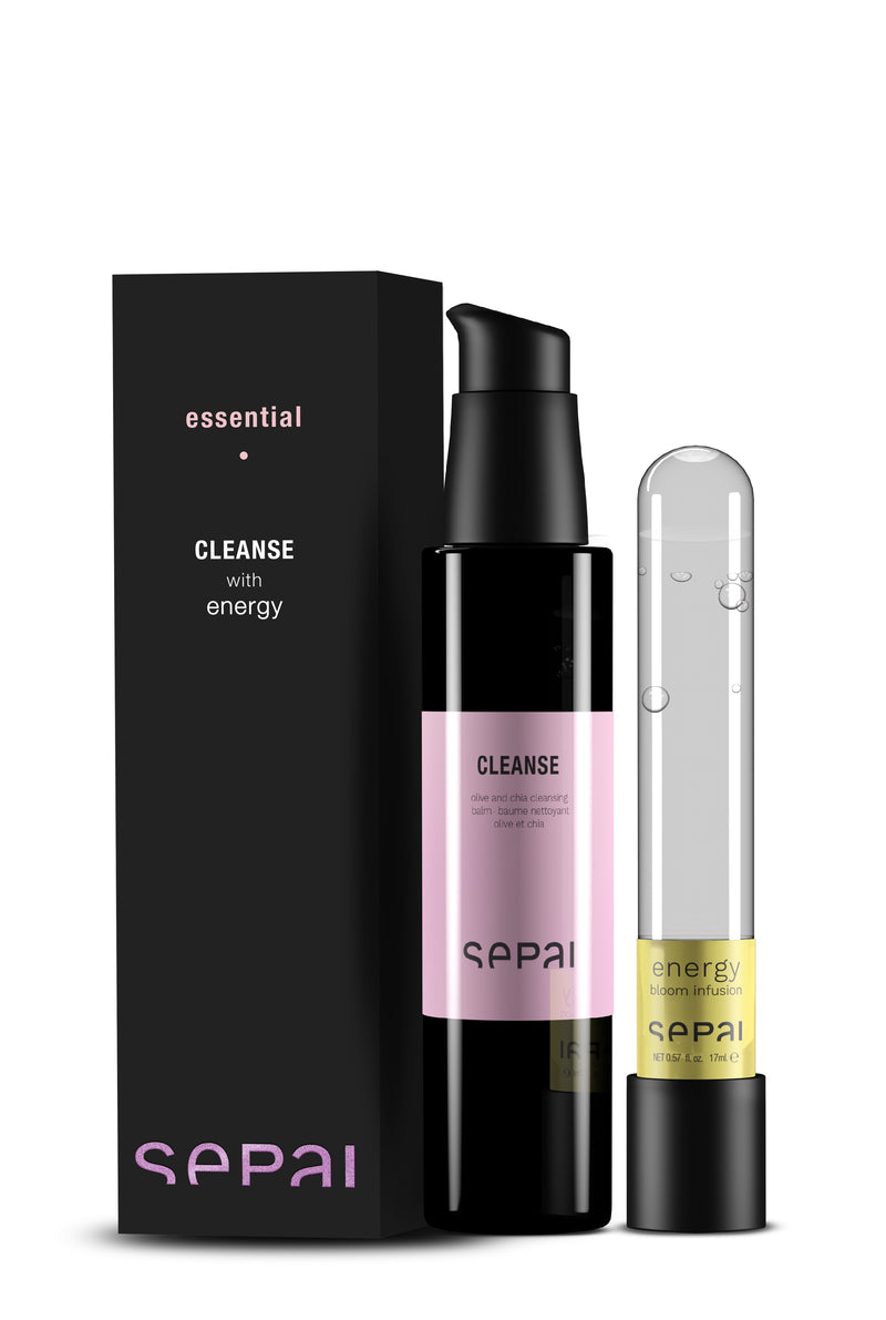 SEPAI CLEANSE + ENERGY BLOOM INFUSION 125ml + 20ml preparat do oczyszczania twarzy